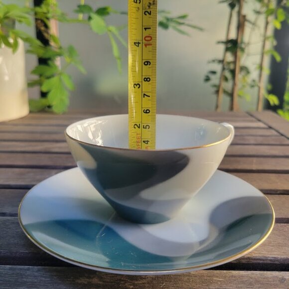 s/2 vintage rare Noritake teacups/saucers - Picture 9 of 9